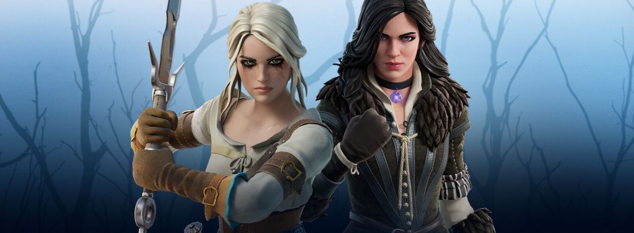Ciri i Yennefer trafiły do Fortnite'a. Będą dostępne tylko przez pewien czas, źródło grafiki: Epic Games.