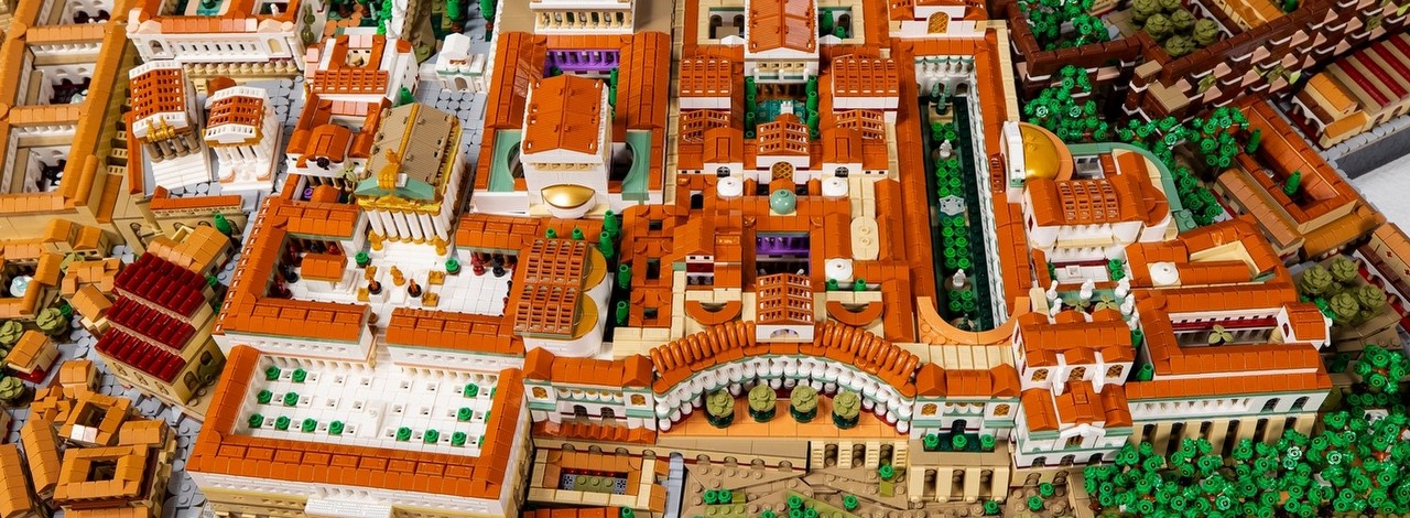 Fan LEGO buduje cały starożytny Rzym z klocków. Wykorzystał ich już 100 tysięcy, źródło grafiki: Rocco Buttliere.