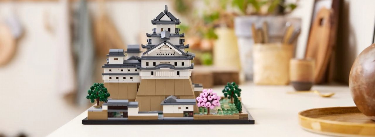 Jedno z arcydzieł japońskiej architektury otrzyma przepiękny zestaw LEGO, źródło grafiki: LEGO/Zamek Himeji.