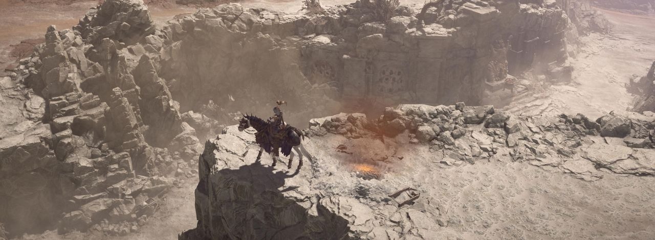 W Diablo 4 zmienicie każdego mounta w kucyka. Trudno powiedzieć czy to bug, czy feature, źródło grafiki: Blizzard Entertainment.