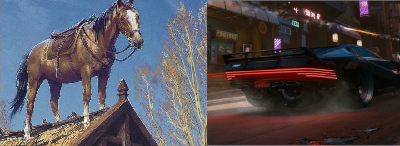 „Zaskoczyło mnie, że tego nie użyli”. Fanom Cyberpunka 2077 brakuje funkcji z Wiedźmina 3, źródło grafiki: CD PROJEKT..