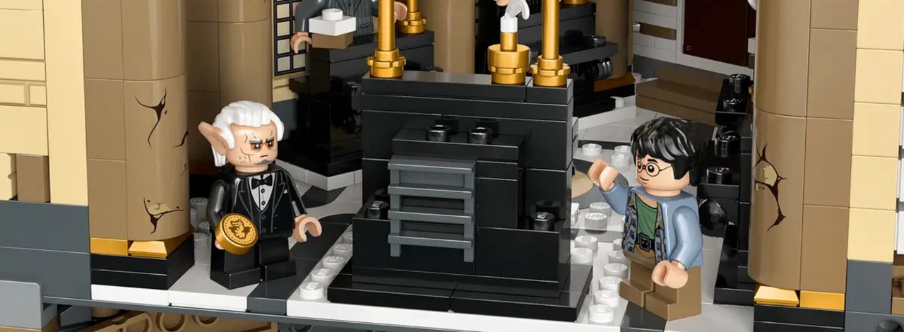 Gigantyczny zestaw LEGO z ikoniczną lokacją z Harry'ego Pottera zapowiedziany. Cena zwala z nóg, źródło grafiki: LEGO.