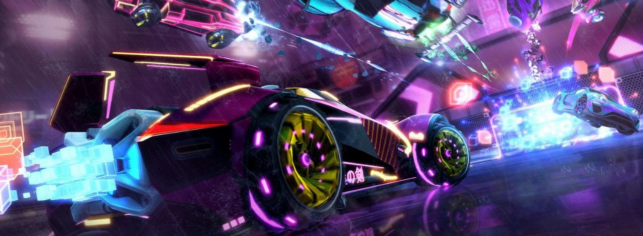 Gracz musiał zasilić swój komputer samochodem, by wziąć udział w walce o duże pieniądze, źródło grafiki: Psyonix.