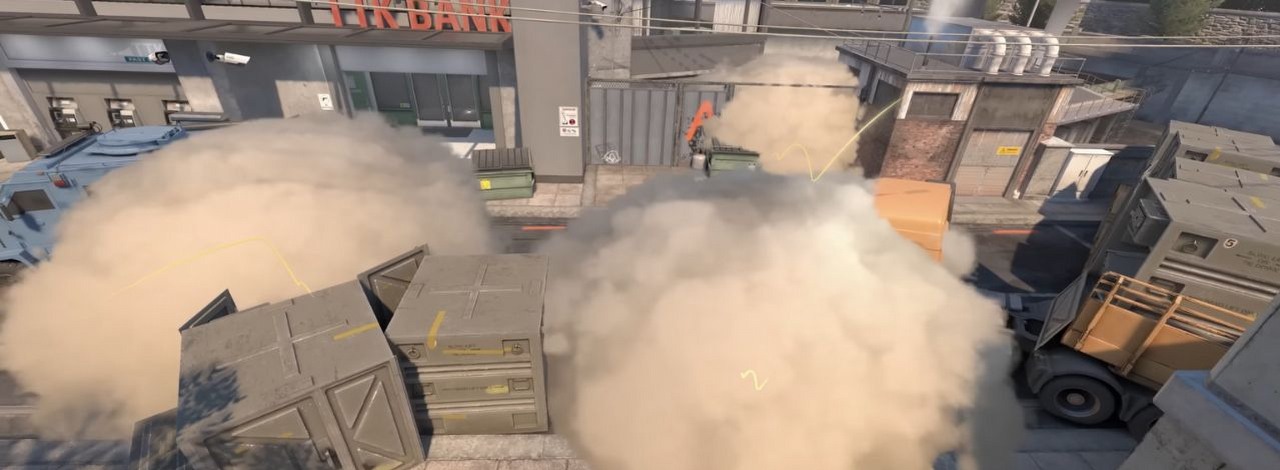 Nowy smoke w CS2 - zobacz jak wygląda po aktualizacji, źródło grafiki: YouTube / Valve.
