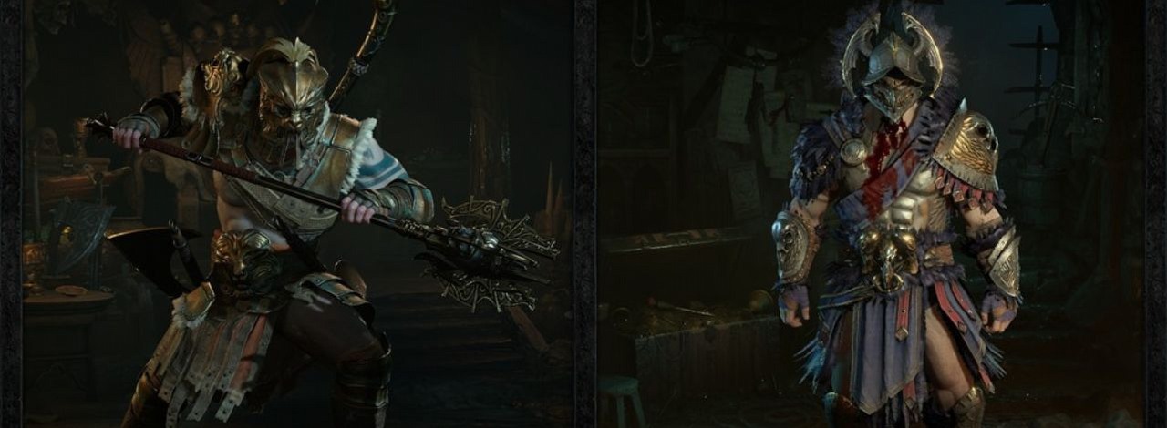 Jeden obrazek pokazuje, że różnica między płatnymi, a darmowymi skórkami w Diablo 4 jest porażająca, źródło grafiki: Blizzard Entertainment.