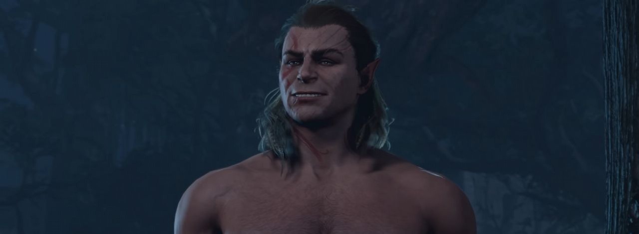 Gracze BG3 stają się nadzy i nie wiedzą co się dzieje. Okazuje się, że nie lubią czytać, źródło grafiki: YouTube/Larian Studios.