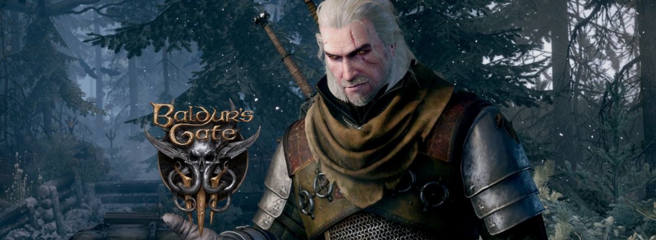 Baldur's Gate 3 skrywa nawiązanie do Wiedźmina. Znajdziecie je w bardzo charakterystycznym miejscu, źródło grafiki: CD Projekt RED/Larian Studios.