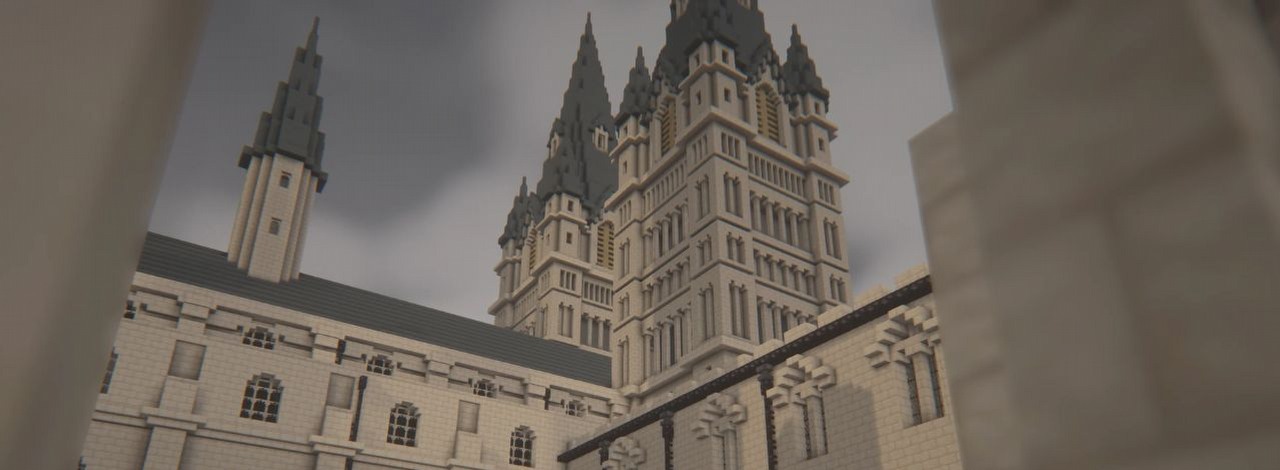 Potrzebował 7 lat, by go zbudować. Hogwart w Minecrafcie to projekt równie wielki, co szalony, źródło grafiki: Reddit/ducky_67.