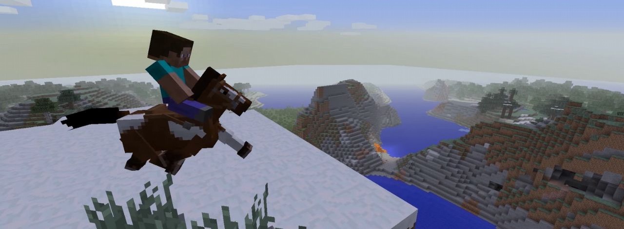 Świat Minecrafta jest tak ogromny, że w jednym zmieściliby się wszyscy aktywni gracze, źródło grafiki: YouTube/Minecraft.