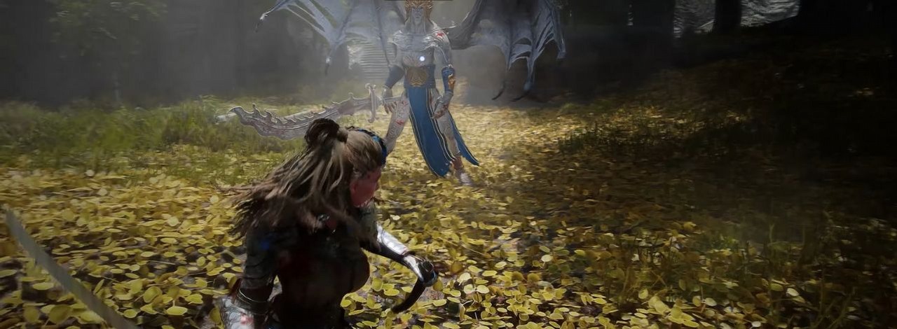 Poznajecie w tym jeszcze Skyrima? Teraz to bardziej połączenie soulslike'a z jRPG, źródło grafiki: YouTube/nukt.