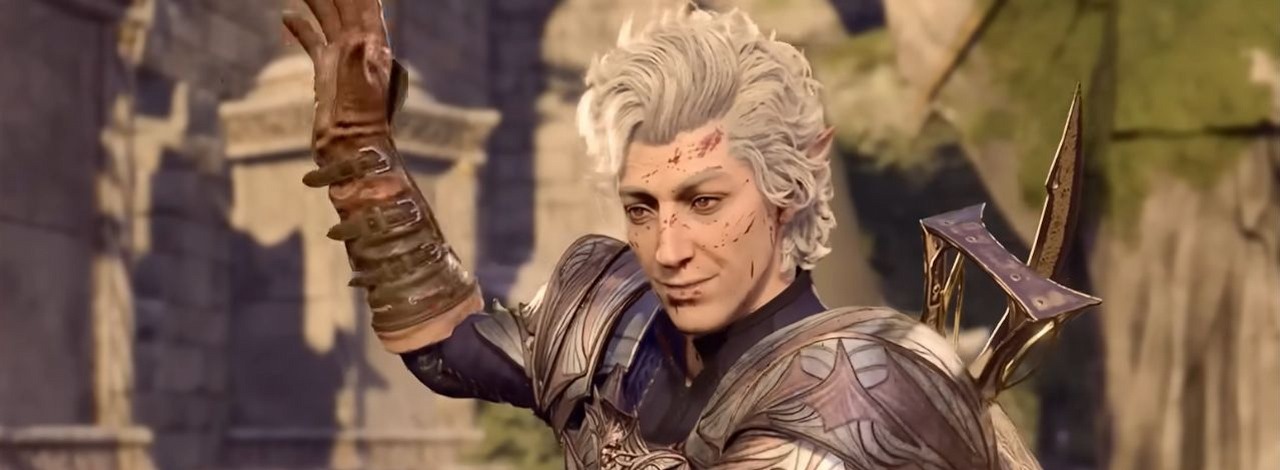 Chcecie zadowolic Astariona w BG3, ale nie macie dla niego szyi do ugryzienia? Niech pożywi się posągiem, źródło grafiki: YouTube/Kimimi.