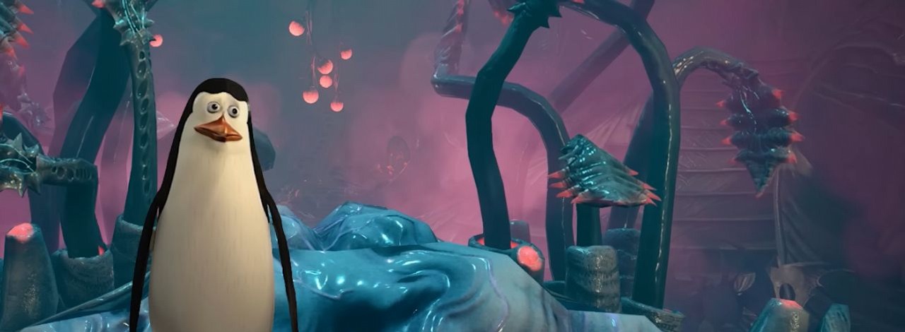 Pingwiny z Madagaskaru i Baldur's Gate 3 to połączenie idealne? Dla niektórych nie ma lepszego crossoveru, źródło grafiki: Youtube, eli_handle_b.wav.