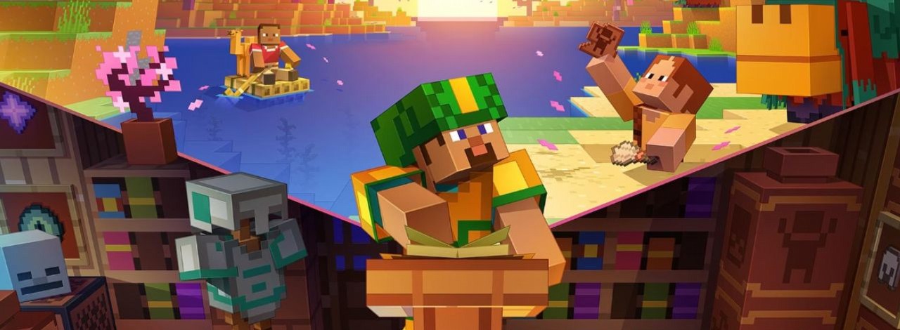 Czwarty wymiar w Minecrafcie w teoriach graczy. Mógłby oferować całkowicie odmienny gameplay, źródło grafiki: minecraft.net.