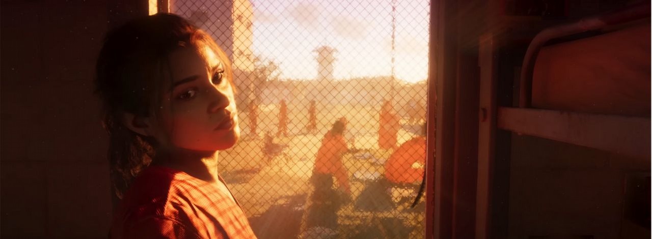 Art z GTA 6 może sugerować, że na start odwiedzimy tylko część mapy. Detal stojący za ograniczeniem ma swój klimat, źródło grafiki: Rockstar Games.