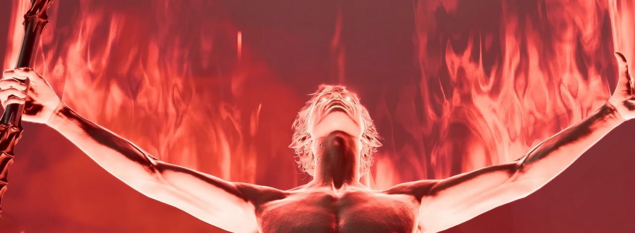 Gracz Baldur's Gate 3 zebrał wszystkie wybuchowe beczki z gry i użył je, by rozpętać piekło. Karta graficzna miała jednak dość, źródło grafiki: Larian Studios.