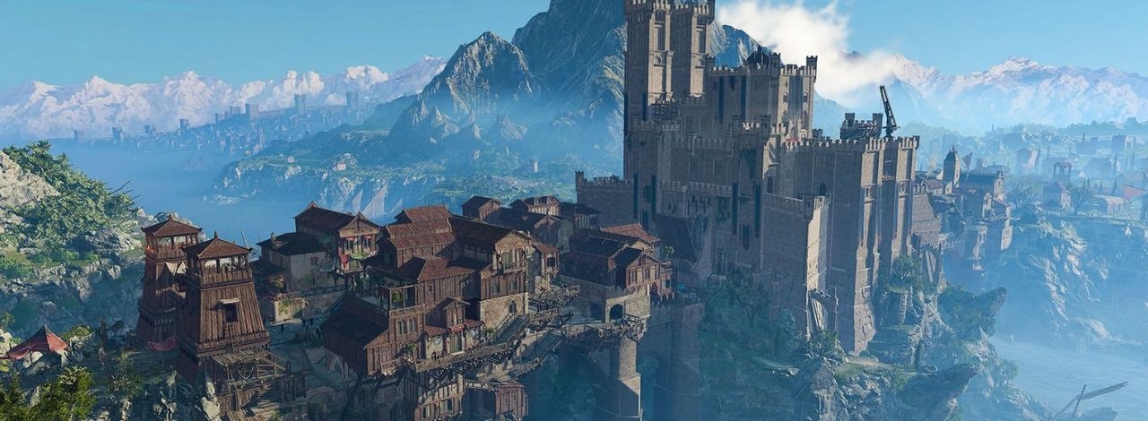 Smocza Przeprawa z Baldur's Gate 3 została odtworzona za pomocą LEGO. Potrzeba było niemal 10 tysięcy klocków, źródło grafiki: Larian Studios.