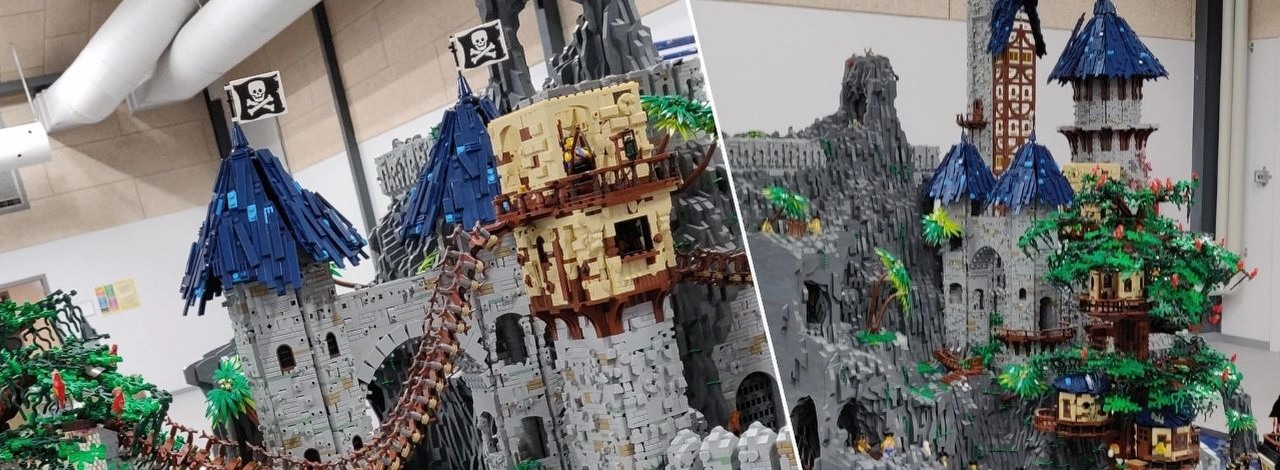 Ta gigantyczna kryjówka piratów z LEGO kosztowała ponad 100 tys. złotych. Rozmiar projektu powala, źródło grafiki: Wise_Comfortable8427 / Reddit.