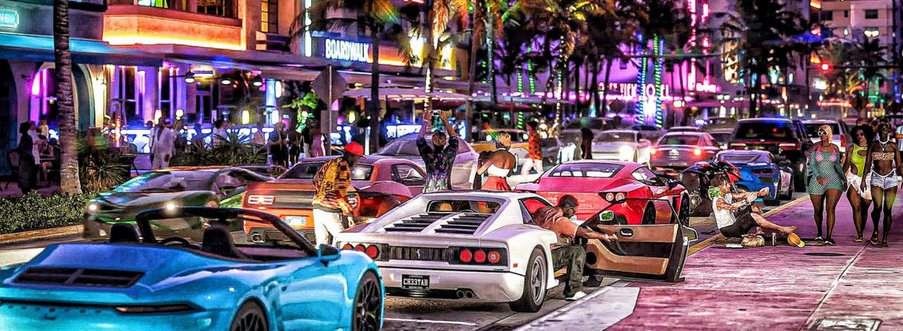 W GTA 6 może pojawić się nowy środek transportu. Sugerować ma to jeden kadr z trailera, źródło grafiki: YouTube/Rockstar Games.