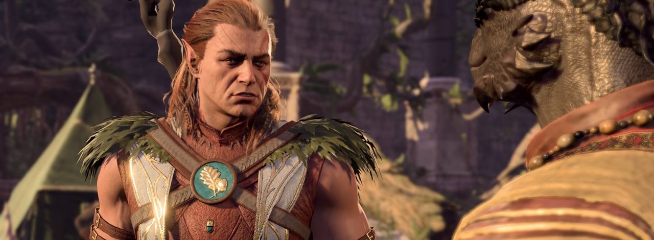 Halsin z Baldur's Gate 3 nie zawsze był dobrodusznym druidem. Bohater miał mieć sporo na sumieniu, lecz wątek porzucono, źródło grafiki: Baldur's Gate 3.