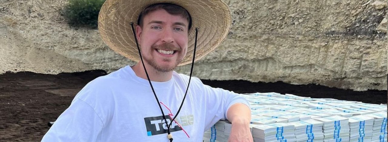 MrBeast może stworzyć show dla Amazon Prime. Firma może zapłacić mu nawet 100 milionów dolarów, źródło grafiki: MrBeast / Instagram.