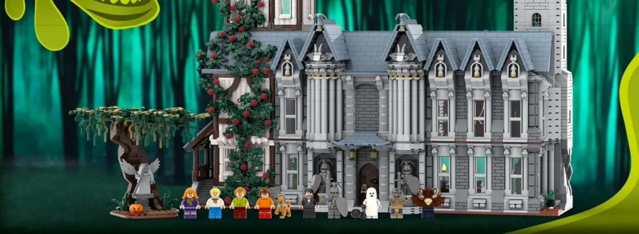 Jesteście fanami LEGO i Scooby Doo? Co powiecie na wielką nawiedzoną rezydencję z klocków, źródło grafiki: LEGO Ideas.
