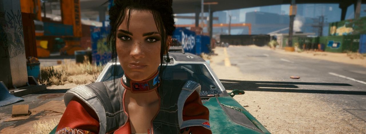 Twórcy Cyberpunka 2077 wspomnieli wiek Panam i gracze nie mogą uwierzyć, że jest tak bardzo starsza od V, źródło grafiki: CD Projekt RED.