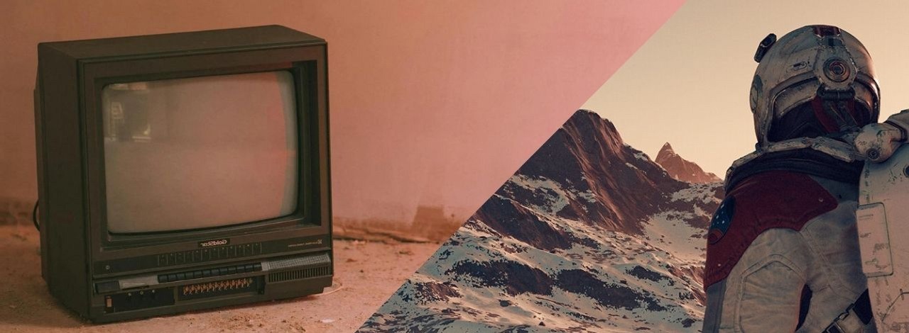 Fan Starfielda odpalił grę na monitorze kineskopowym i pochwalił się niesamowitym klimatem, jakiego nabrał RPG Bethesdy, źródło grafiki: Pexels/Anete Lusina/Bethesda Softworks.