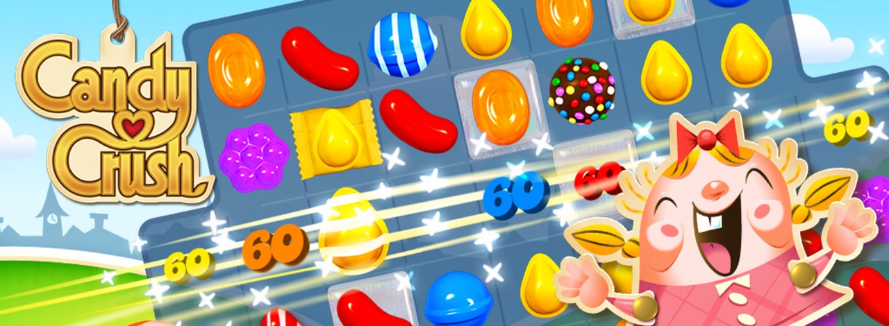 70-latka osiągnęła poziom 10 000 w Candy Crush bez wydawania pieniędzy. Gracze zastanawiają się czy kiedykolwiek dotrze do końca, źródło grafiki: Candy Crush Saga; King; 2012.