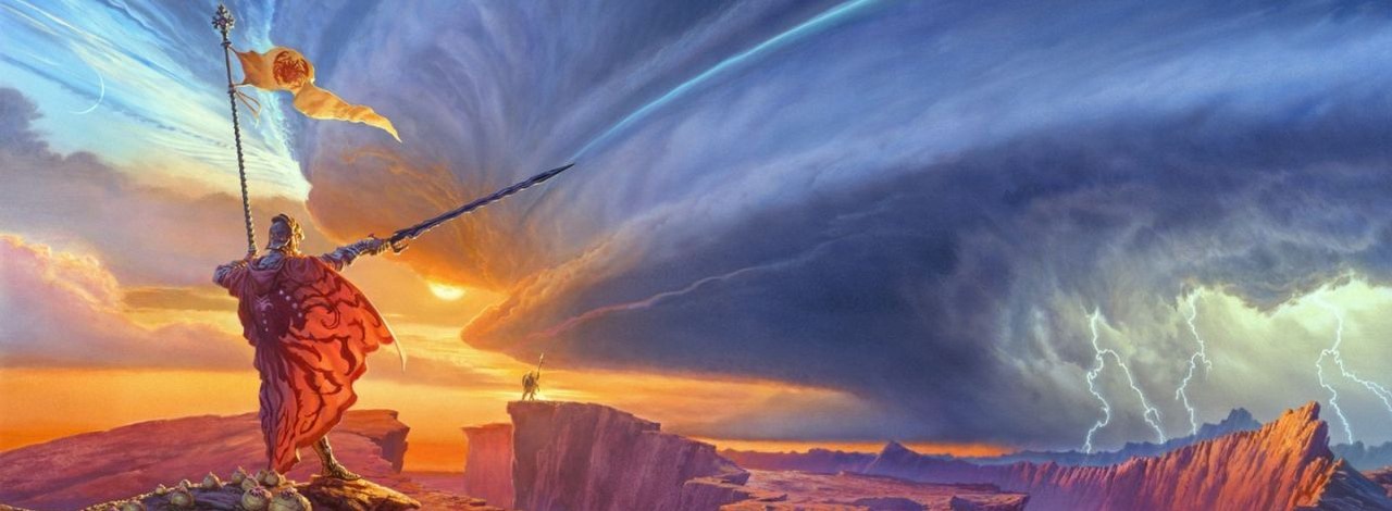 18 mln dolarów w tydzień i 60 tys. wspierających. Nie, to nie nowa gra, tylko specjalne wydanie książki Brandona Sandersona, źródło grafiki: Michael Whelan / Tor Books.