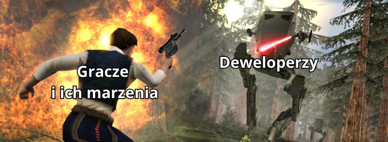 Fani Star Wars Battlefront zaczynają wierzyć, że seria jest przeklęta. Od premiery „dwójki” w 2005 roku spotykają ją same klęski, źródło grafiki: Aspyr.