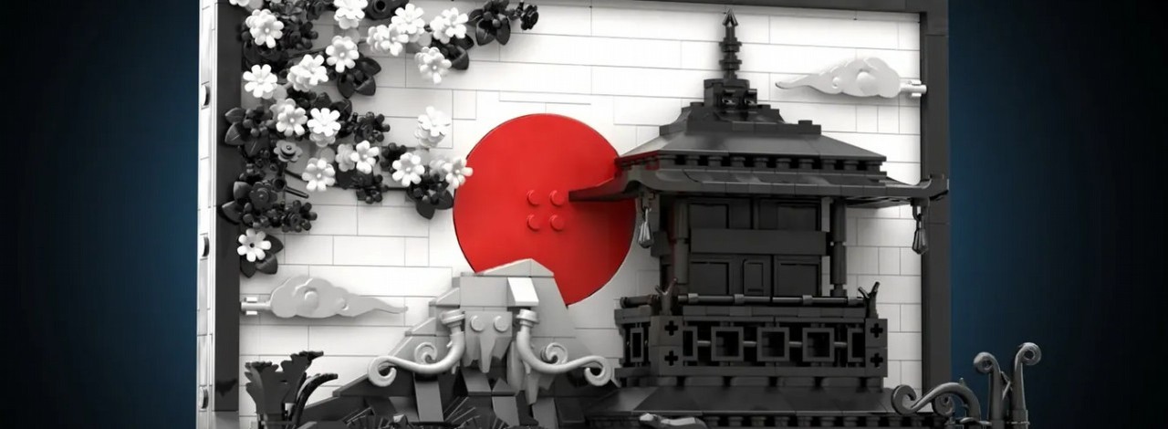 Przepiękny zestaw LEGO inspirowany japońską sztuką i architekturą podbija serca fanów klocków, źródło grafiki: LEGO; materiały promocyjne.