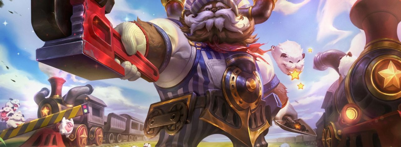 Już wiemy jakie skiny do LoL-a przygotowano na Prima Aprilis. Wśród nich pojawi się chociażby zabawkowy Cho'gath, źródło grafiki: Riot Games.