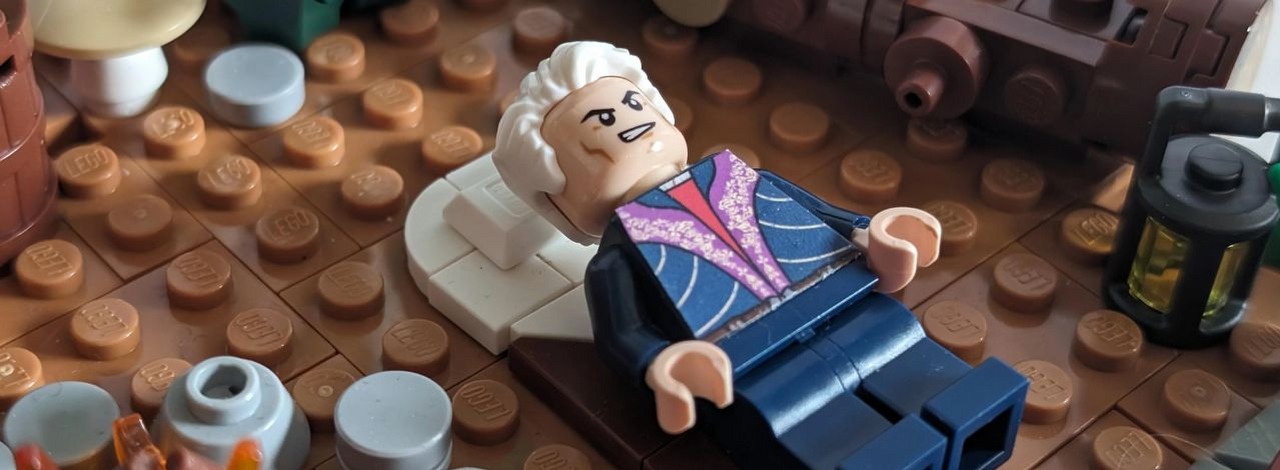 Obóz bohaterów Baldur's Gate 3 z LEGO wygląda jak idealny materiał na mały i uroczy zestaw dla fanów RPG-a, źródło grafiki: Reddit / Pizza_man007.