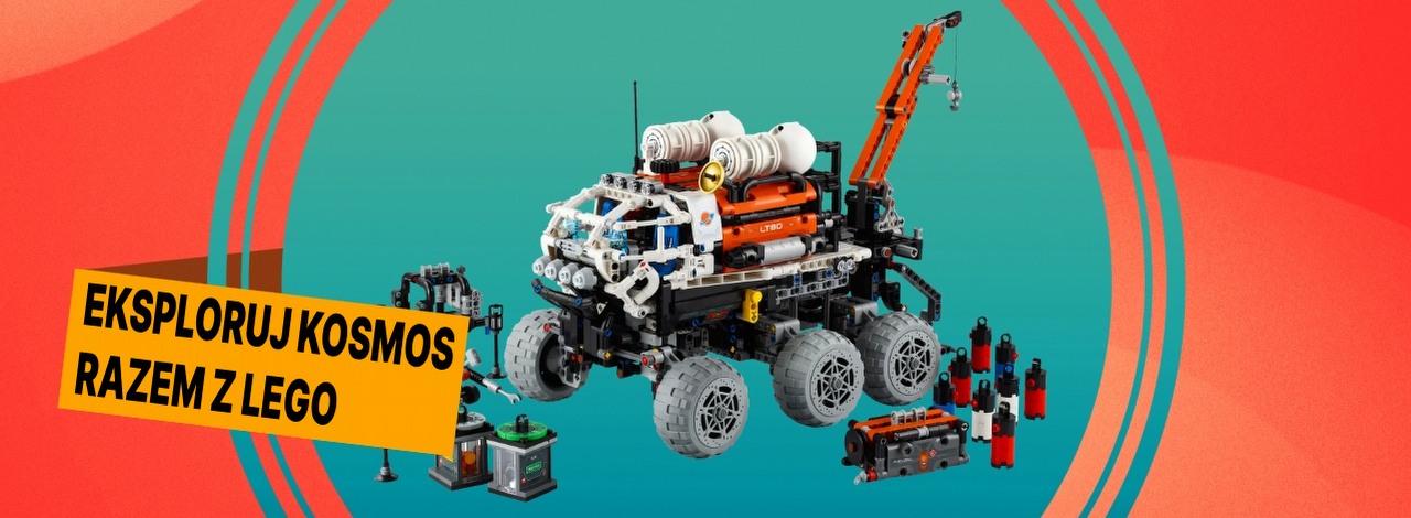 Ten zestaw LEGO Technic trafia w moje marzenie o eksploracji odległych planet, źródło grafiki: LEGO; materiały promocyjne.