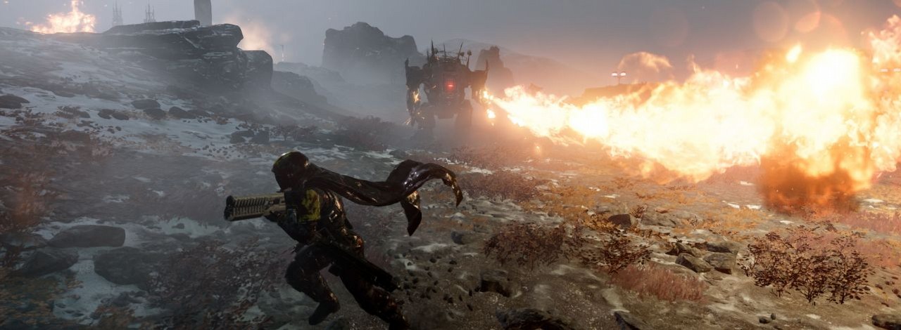 Społeczność Helldivers 2 doświadczyła podziału, a gracze obrzucają się oskarżeniami. Fani noszący specjalną pelerynę są wyrzucani z gry, źródło grafiki: Arrowhead Game Studios.
