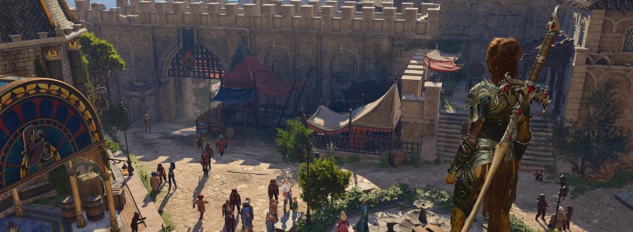 Fan DnD pokazał jak mały jest obszar z Baldur's Gate 3 w stosunku do całego Faerunu. To wyjaśnia niektóre elementy historii, źródło grafiki: Baldur's Gate 3; Larian Studios; 2023.