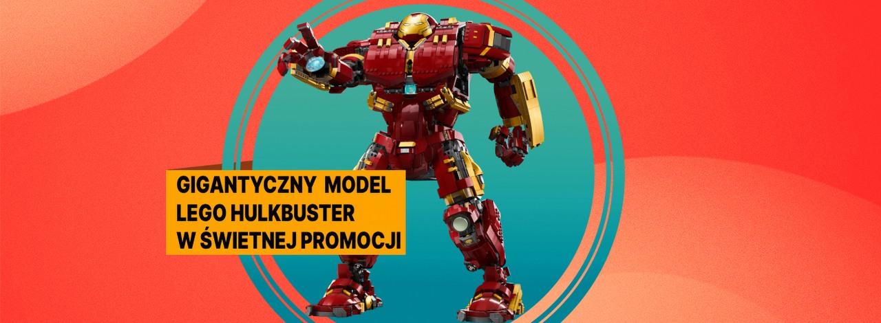 LEGO nieprędko będzie miało drugi tak potężny zestaw. Klockowy Hulkbuster w końcu nie odstrasza ceną, źródło grafiki: LEGO; materiały promocyjne.