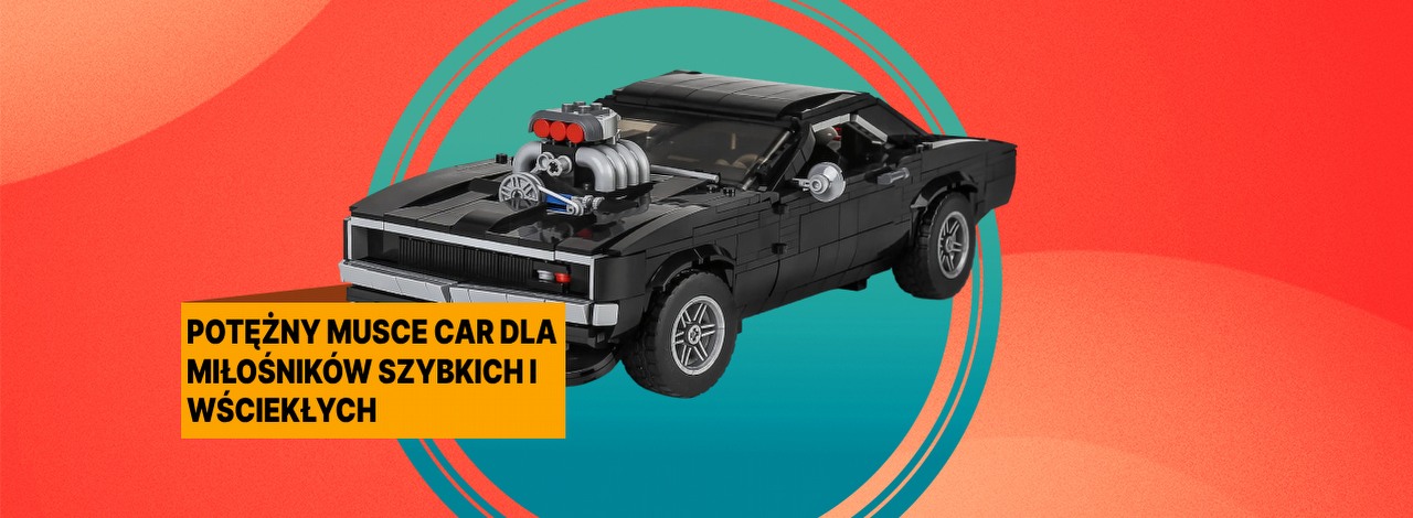 Marzysz o LEGO, ale do wypłaty jeszcze daleko? Ten klockowy muscle car jest tańszą i równie dobrą alternatywą, źródło grafiki: Mould King; materiały promocyjne.