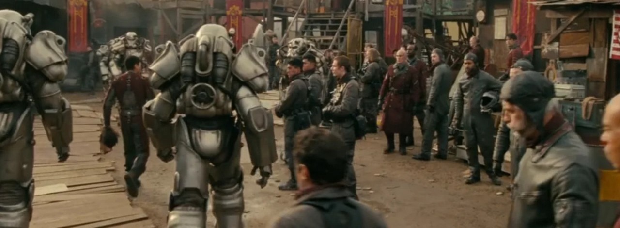 Fani mają teorię, że Bractwo Stali z serialowego Fallouta nie jest tym czym się wydaje. Mogą mieć związek z sadystyczną frakcją z New Vegas, źródło grafiki: Fallout; Graham Wagner i Geneva Robertson-Dworet; Amazon Prime Video; 2024.