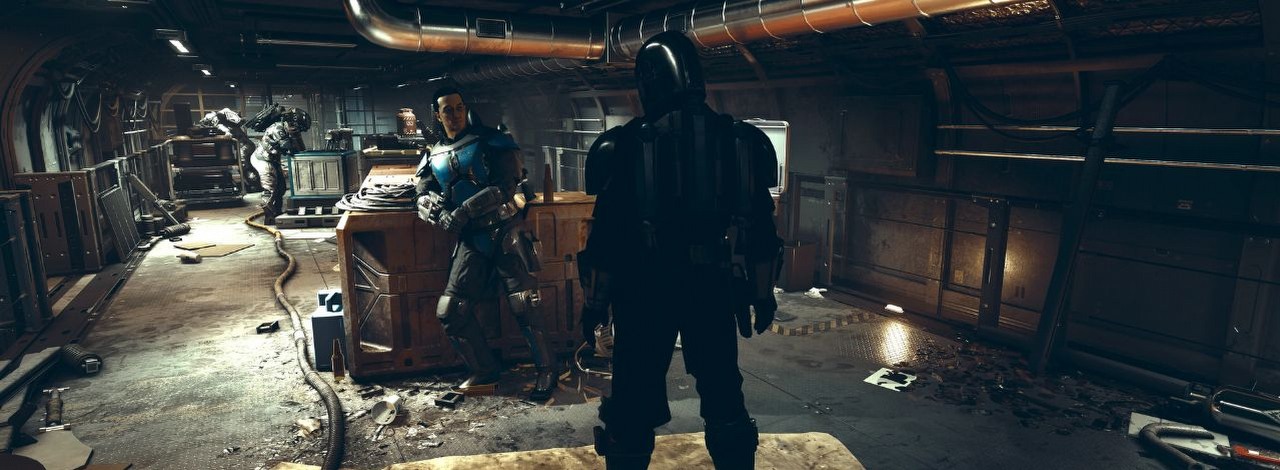 Starfield może stać się najlepszą grą Star Wars. Mandalorian w przerobionym świecie gry, to dopiero początek, źródło grafiki: Bethesda/ChristianNDR via Reddit.