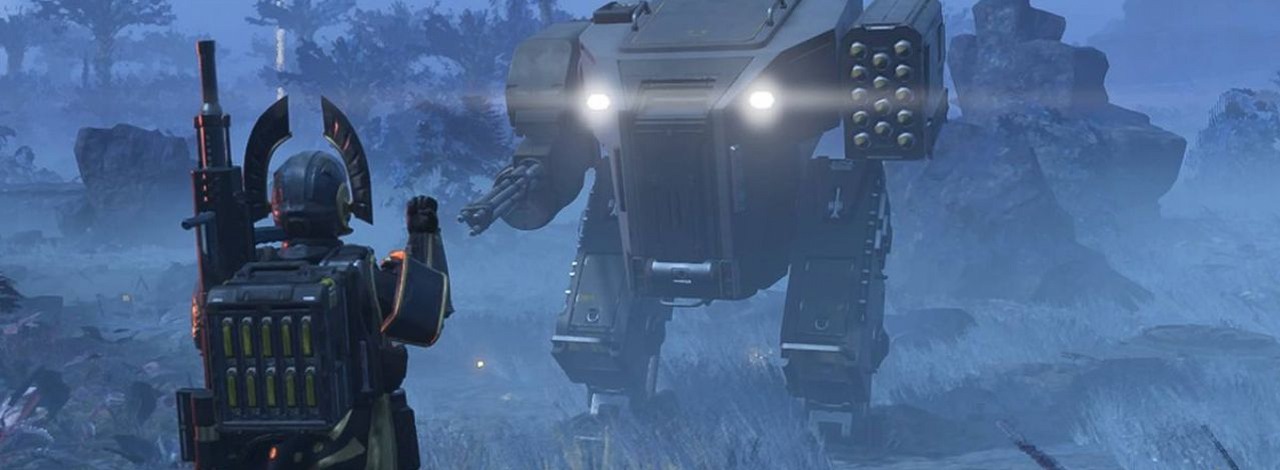 Społeczność Helldivers 2 ma rewelacyjne pomysły, jak sprawić, by gra mechami była przyjemnością. Dałyby możliwości rodem z Warhammera 40K, źródło grafiki: Arrowhead Game Studios.