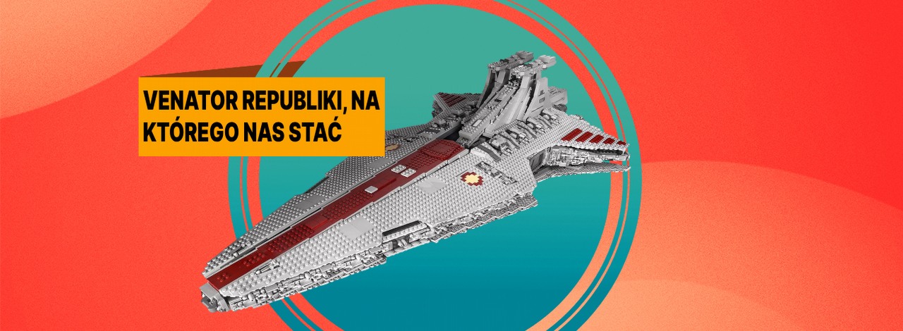 Trzykrotnie tańszy konkurent LEGO zachwyca olbrzymim zestawem niszczyciela klasy Venator. Lepszej alternatywy dla LEGO Star Wars nie znajdziecie, źródło grafiki: Mould King; materiały promocyjne.