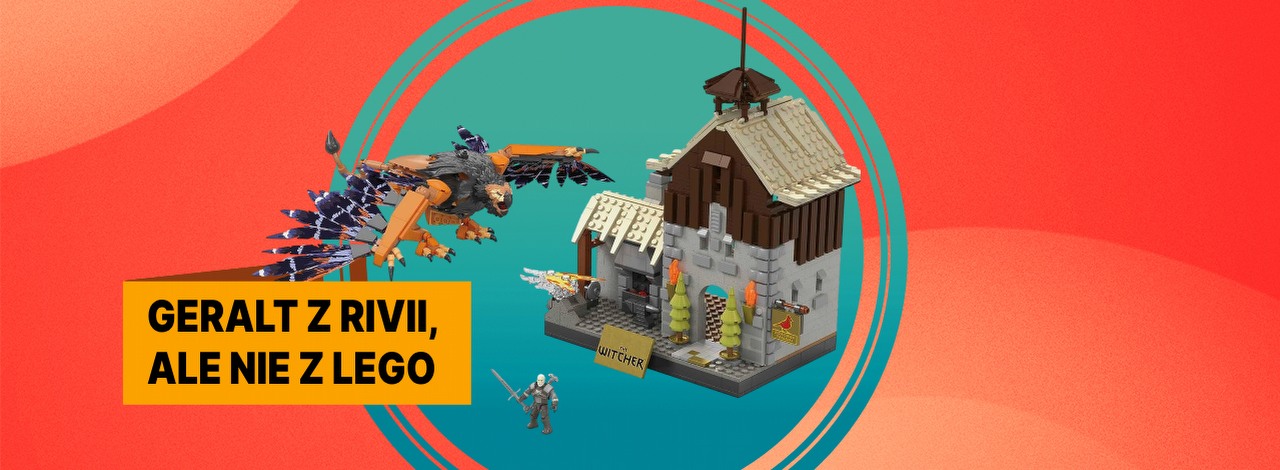 Jako fan Wiedźmina muszę przyznać, że zestaw poświęcony grze CD Projekt Red jest po prostu bajeczny. Tymi klockami rozbudzę w moich dzieciach miłość do kultowej marki, źródło grafiki: MEGA Bloks; materiały promocyjne.