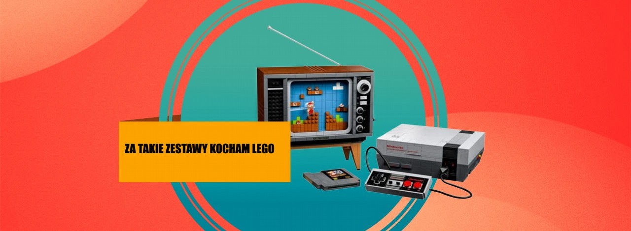 W końcu mogę spełnić marzenie o posiadaniu własnej konsoli NES. LEGO Super Mario to 2500 elementów, tworzących kawał historii gamingu, źródło grafiki: LEGO.