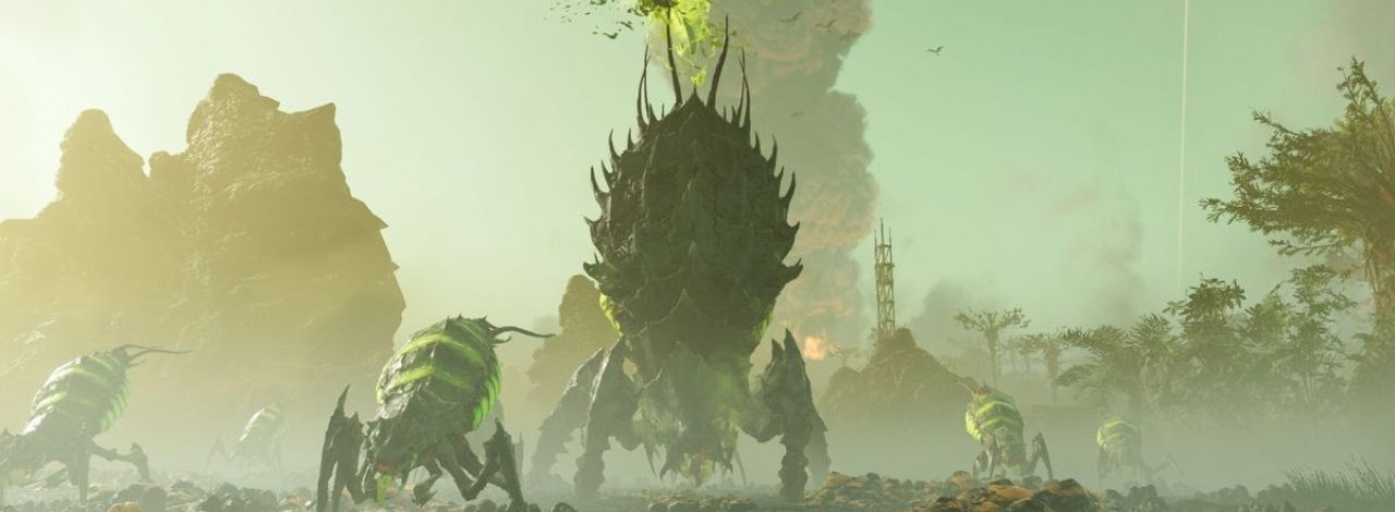 Pomysł na przeciwnika w Helldivers 2 to hołd dla Deep Rock Galactic. Gracz wykonał świetną prezentację, źródło grafiki: Arrowhead Game Studios.