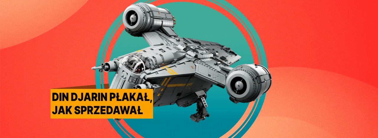 Galaktyczna promocja na LEGO Star Wars Brzeszczot. Ten ponad 70-centymetrowy model to jeden z najpiękniejszych statków z Gwiezdnych wojen, źródło grafiki: LEGO; materiały promocyjne.