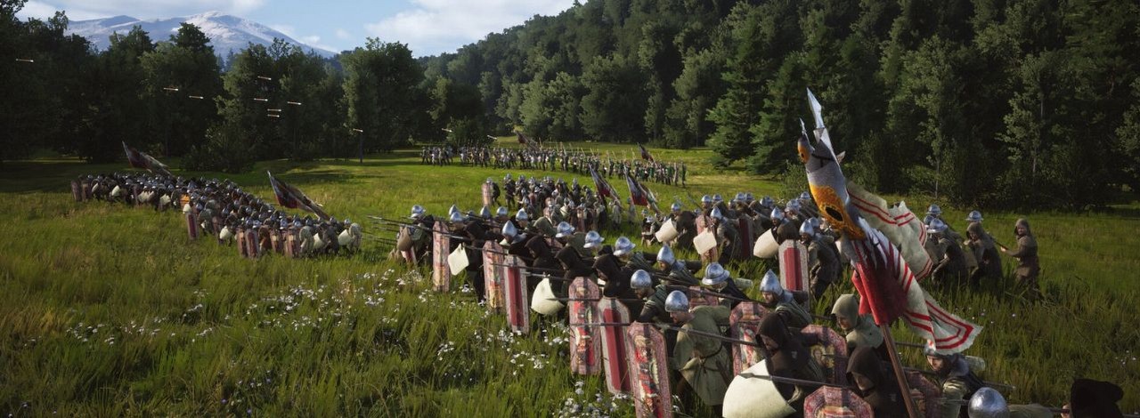 Tylko cudem wygrał bitwę w Manor Lords. Wydarzenie upamiętnił mapą i artykułem w stylu Wikipedii, źródło grafiki: Slavic Magic.