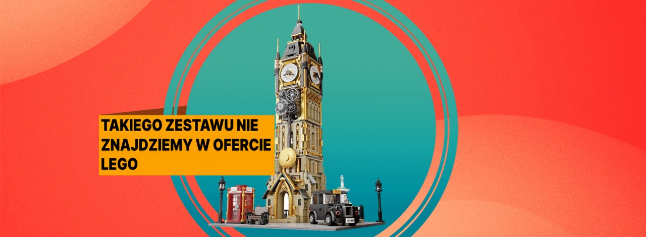 Steampunkowy Big Ben rzuca wyzwanie LEGO i Mould King. Ten zestaw ma wszystko, aby stać się popularną ozdobą polskich domów, źródło grafiki: Pantasy; materiały promocyjne.
