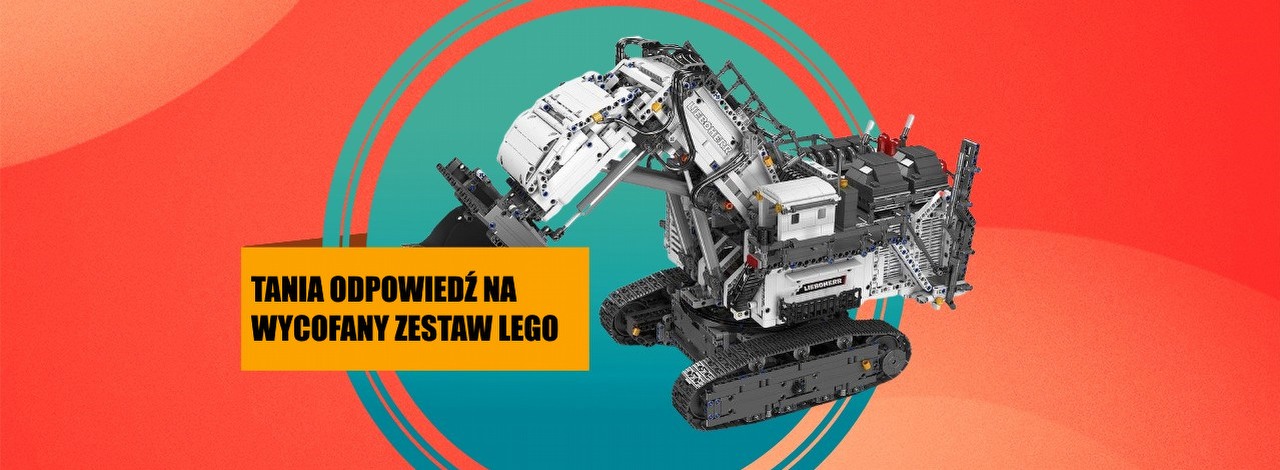 Zwątpisz w LEGO Technic na widok ceny tego gigantycznego zestawu. Koparka Liebherr to ponad 4000 elementów o wadze 5 kg, źródło grafiki: Mould King.
