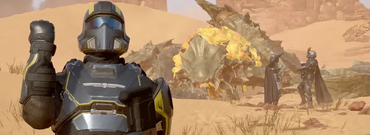 Społeczność Helldivers 2 świętuje zwycięstwo nad Sony i wyznacza kolejną misję: przywrócenie grze pozytywnych recenzji, źródło grafiki: Arrowhead Game Studios.